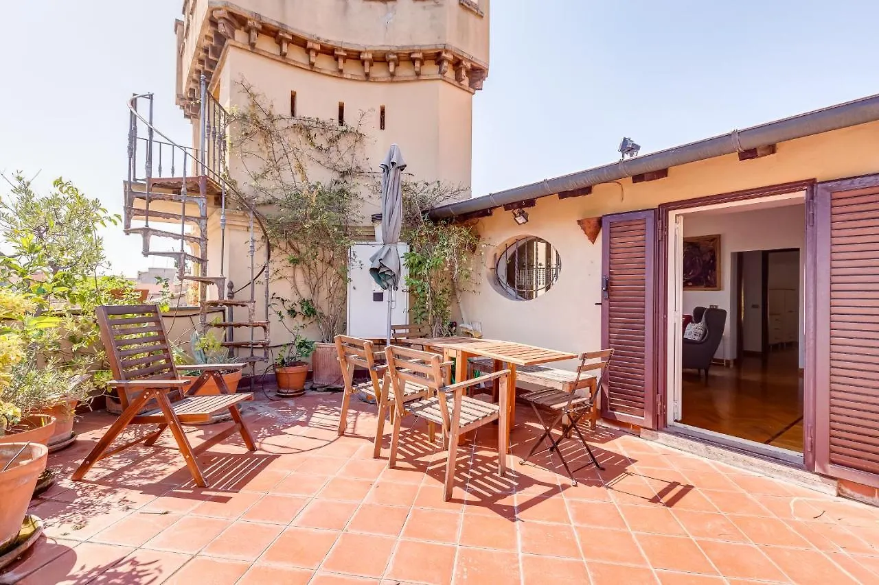 Colosseum Terrace Penthouse Lägenhet Rom Italien